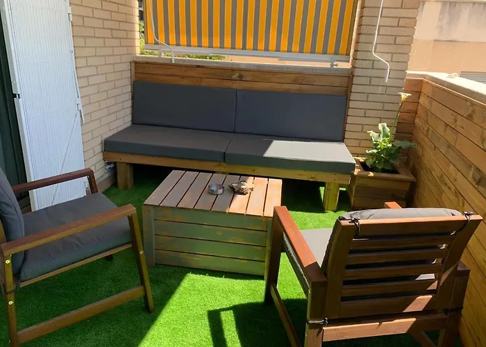 Apartamento Para 5 Personas Frente Al Mar Con Piscina Y Parking